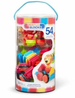 Bristle Blocks 54pc Jungle Adventure Tube