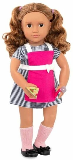 Our Generation Isa 46cm Posable Cooking Doll & Book