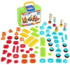 Bristle Blocks 85pc Bristle Blocks In Case - Safari