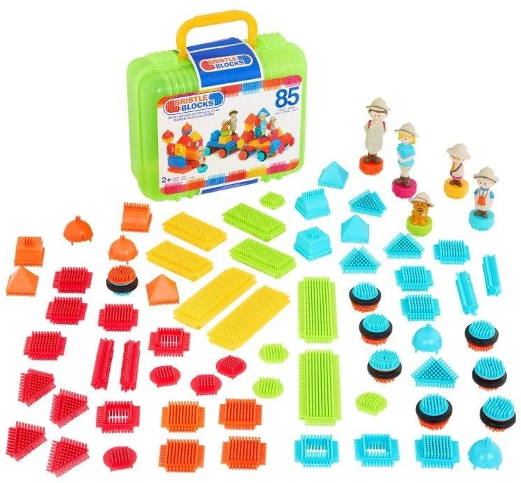 Bristle Blocks 85pc Bristle Blocks In Case - Safari 3 Bristle Blocks 85pc Bristle Blocks In Case - Safari