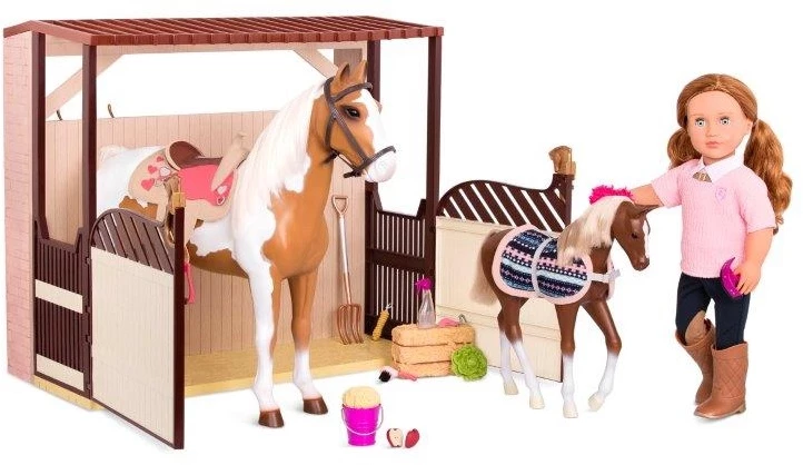 Our Generation Acres Of Adventure Horse Stable Playset For 46cm Dolls 3 Our Generation Acres Of Adventure Horse Stable Playset For 46cm Dolls