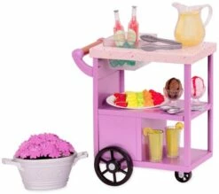 Our Generation Patio Treats Trolley Summer Play Food Accessory For 46cm Dolls