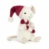 Jellycat Merry Mouse Candy Cane 1 Jellycat Merry Mouse Candy Cane -Gibsons Sales Store 48816 36884