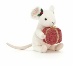 Jellycat Merry Mouse Present