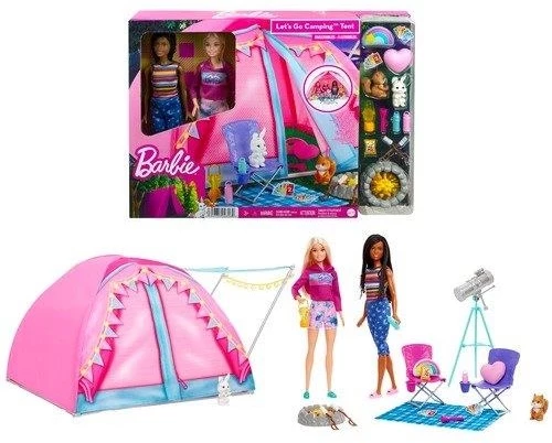 Barbie Let'S Go Camping Tent 3 Barbie Let'S Go Camping Tent