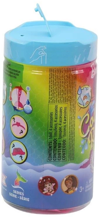 Barbie Chelsea Colour Reveal Doll With 6 Surprises, Neon Tie-Dye Series 3 Barbie Chelsea Colour Reveal Doll With 6 Surprises, Neon Tie-Dye Series