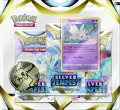ASMODEE Pokemon TCG: Sword & Shield 12 Silver Tempest 3-Pack Booster