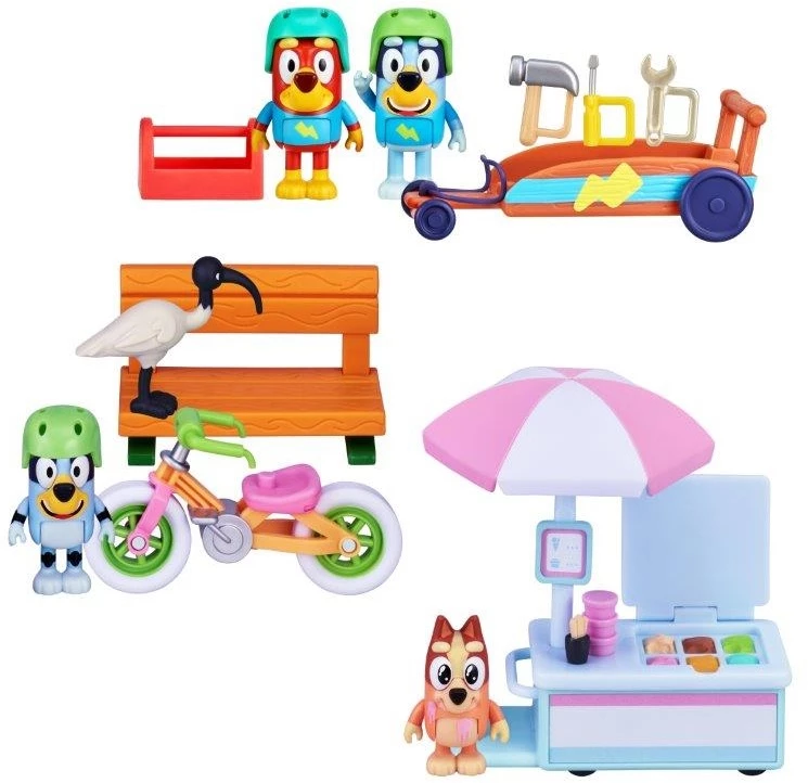 Bluey Figure & Vehicle Pack Assortment 3 Bluey Figure & Vehicle Pack Assortment