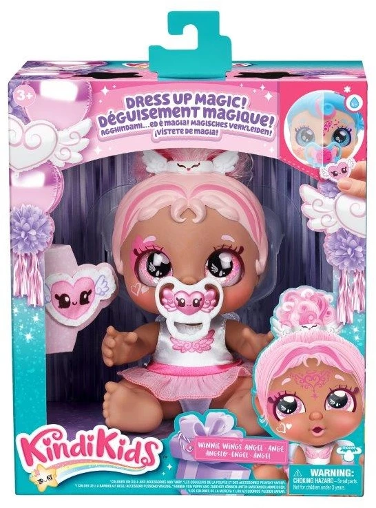 Kindi Kids Dress Up Magic Baby Sister Face Paint Reveal Doll Assortment 4 Kindi Kids Dress Up Magic Baby Sister Face Paint Reveal Doll Assortment - Image 2