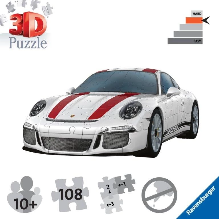 Ravensburger Porsche 911 3D Puzzle, 108pc 4 Ravensburger Porsche 911 3D Puzzle, 108pc - Image 3