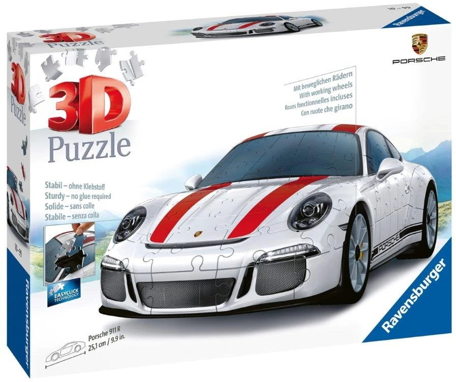 Ravensburger Porsche 911 3D Puzzle, 108pc 3 Ravensburger Porsche 911 3D Puzzle, 108pc - Image 2