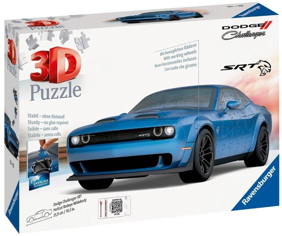 Ravensburger Dodge Challenger Widebody - Hellcat Redeye, 108pc 3 Ravensburger Dodge Challenger Widebody - Hellcat Redeye, 108pc