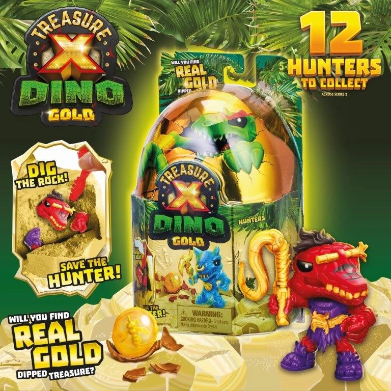 Treasure X Dino Gold Hunter Mystery Egg - Assortment 3 Treasure X Dino Gold Hunter Mystery Egg - Assortment