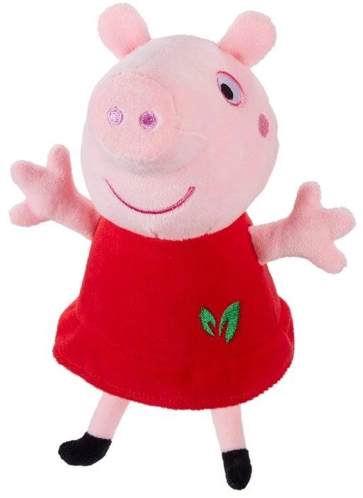 Peppa Pig Eco Plush Red Dress Peppa 6 Peppa Pig Eco Plush Red Dress Peppa - Image 4