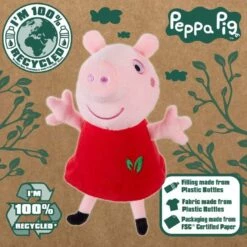 Peppa Pig Eco Plush Red Dress Peppa 8 Peppa Pig Eco Plush Red Dress Peppa -Gibsons Sales Store 50940 31252