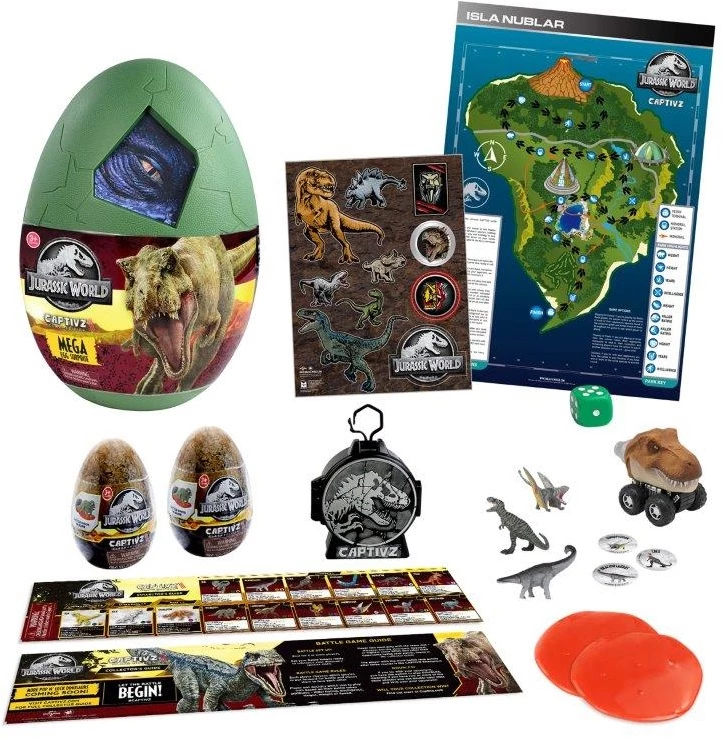 Jurassic World Captivz Clash Edition Mega Egg - Assortment 3 Jurassic World Captivz Clash Edition Mega Egg - Assortment