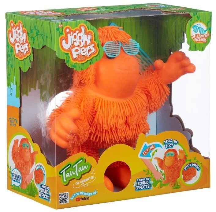 Jiggly Pets Tan Tan The Orangutan 5 Jiggly Pets Tan Tan The Orangutan - Image 3