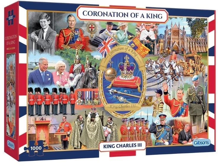Gibsons Coronation Of A King 1000 Piece Jigsaw Puzzle 3 Gibsons Coronation Of A King 1000 Piece Jigsaw Puzzle